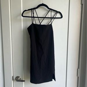 Zara black mini dress